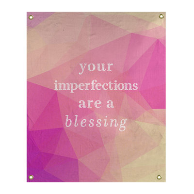 Tapisserie guillemets d’imperfections en polyester en faux gemme