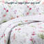 Ensemble de courtepointe réversible en microfibre Vida-618297206