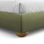 Grand lit olive, rembourré Boucle, mobilier de chambre transitionnel, soutenu par des pieds en bois-1438373596-1438373598