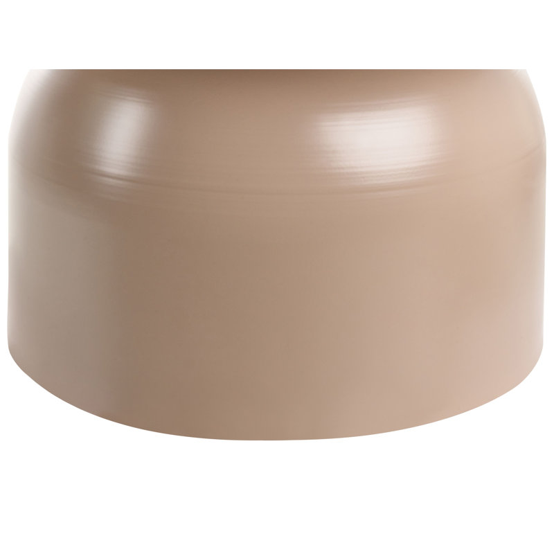 Pedestal Coffee Table, Beige