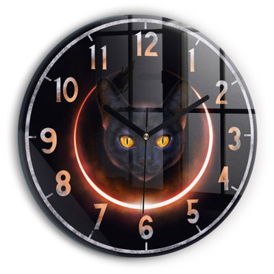 Glass Wall Clock