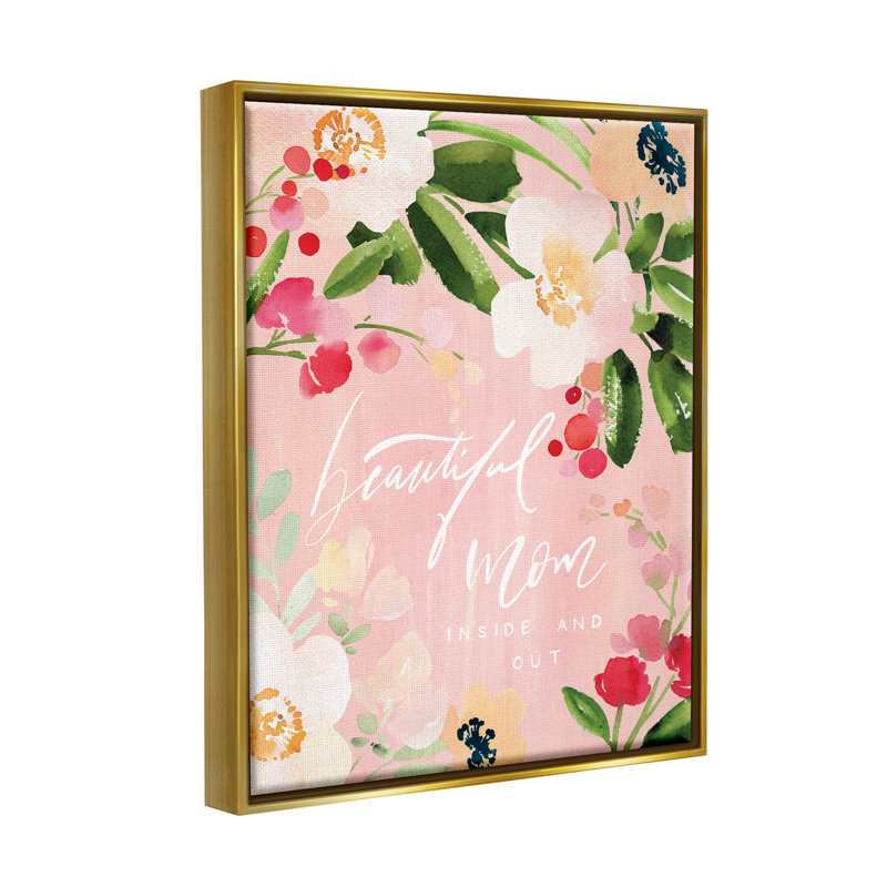 «Beautiful Mom Floral Mother's Day» par Caverly Smith, impression, H 31 po x l 25 po x P 1,7 po