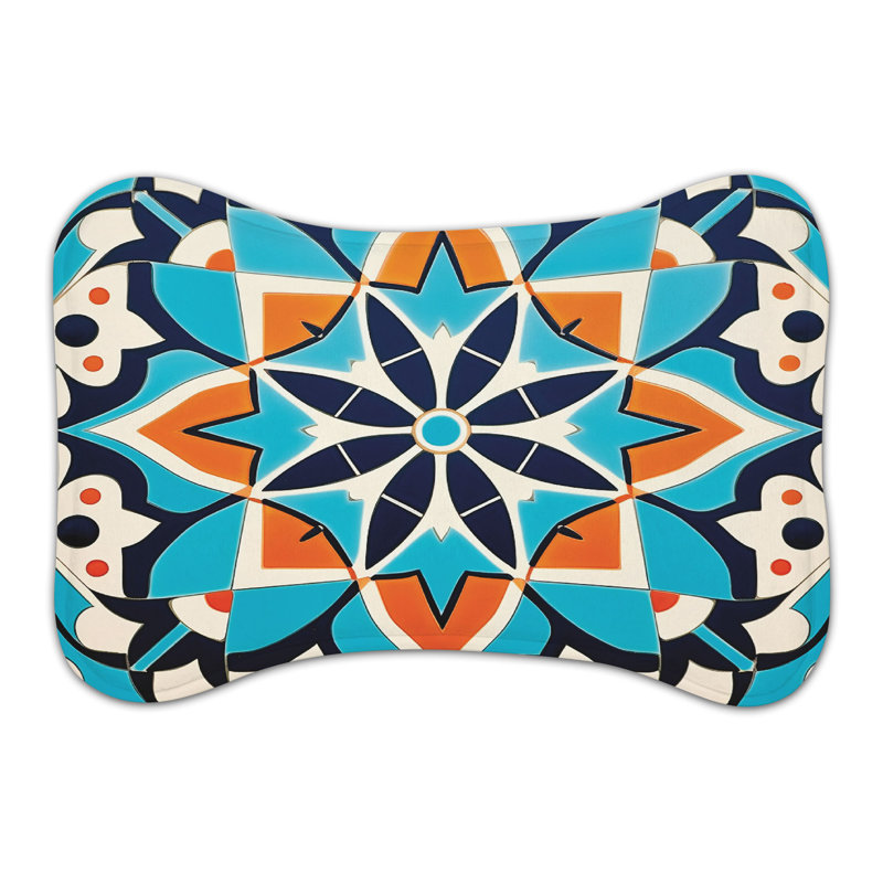 Tapis marocain de style marocain - 1 pièce, Petit (14 po)