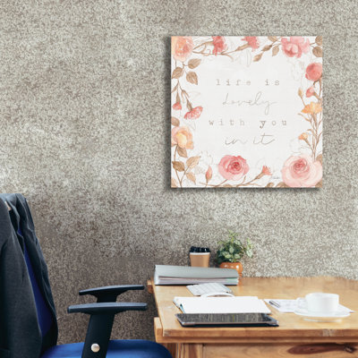 «Lark Manor ™« Romantic Blooms 3 »par Silvia Vassileva, art mural sur toile