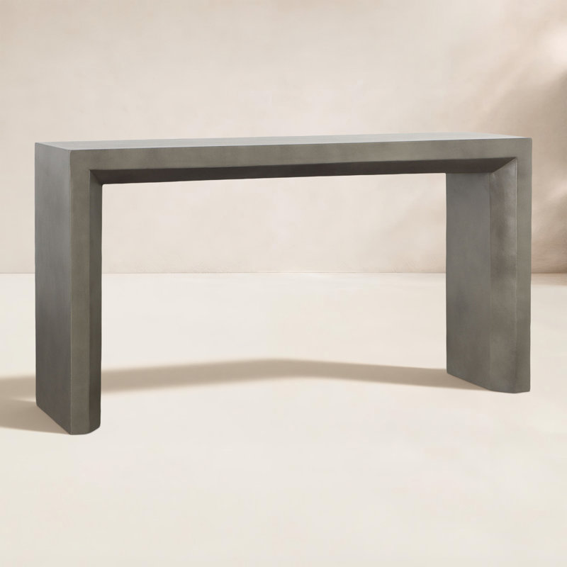 Pamina Concrete Outdoor Console Table