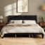 Base de lit en bois massif Bilal Mid Century-1904663219-1904663222