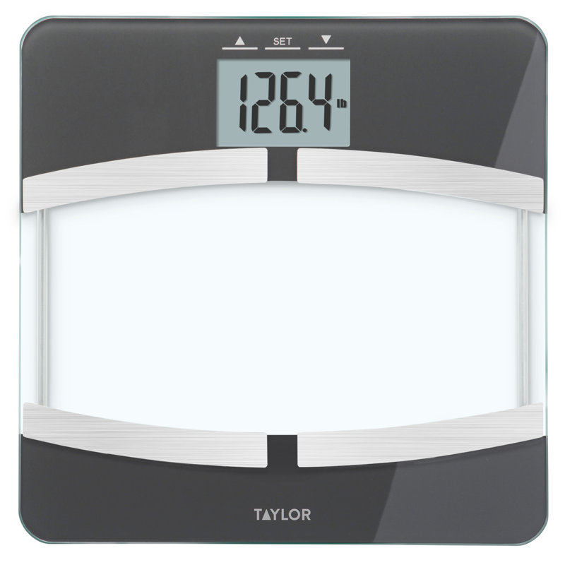 Taylor Black and Stainless Steel Digital Body Composition Scale