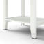 Table de chevet moderne à 1 tiroir de 15,16 po de large avec tablette ouverte, blanc-109664559