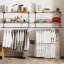 Beton 116cm Industrial Pipe Clothing Rack-1306775150