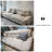 Creamy white Polyester Standard Modern sofa-661590084