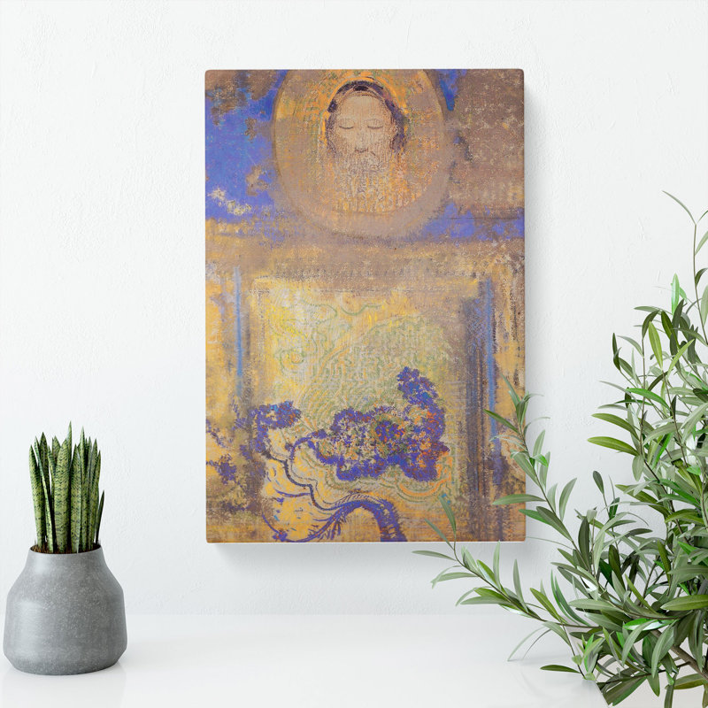 Evocation by Odilon Redon - Wrapped Canvas, 50cm H x 35cm W x 3cm D