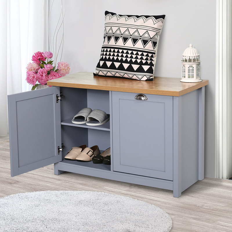 4 Pair Shoe Storage Bench