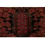 Tapis unique en laine rose de style années 1950 de 10 pi 2 po x 13 pi 0 po