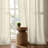 2pk Light Filtering Linen Blend Curtains with Back Tabs/Rod Pocket - 52" x 72" Linen-126493777-126493779
