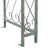 Pagan 48.5'' W x 18.5'' D Iron Arbor in Green-132913259