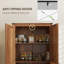 Armoire de cuisine, armoire avec tablettes réglables