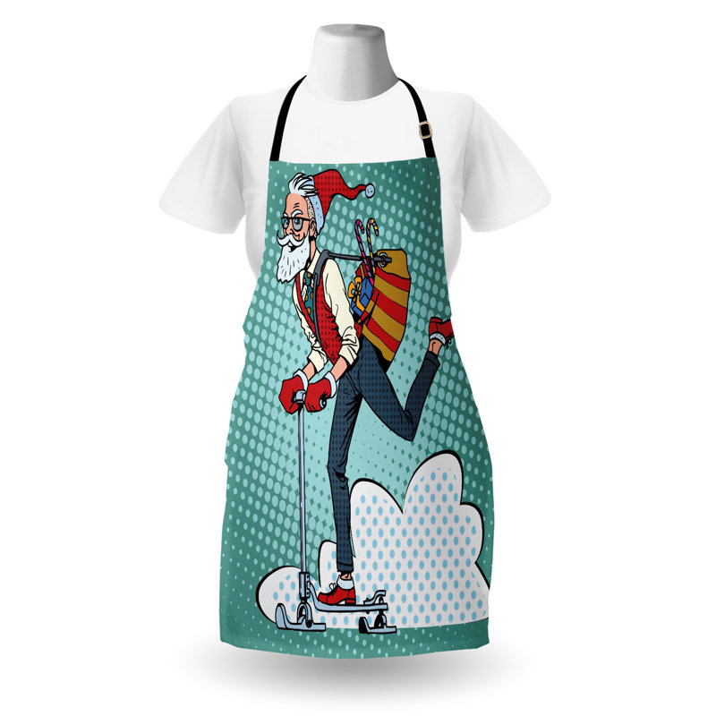 Polka Dots Bib Apron