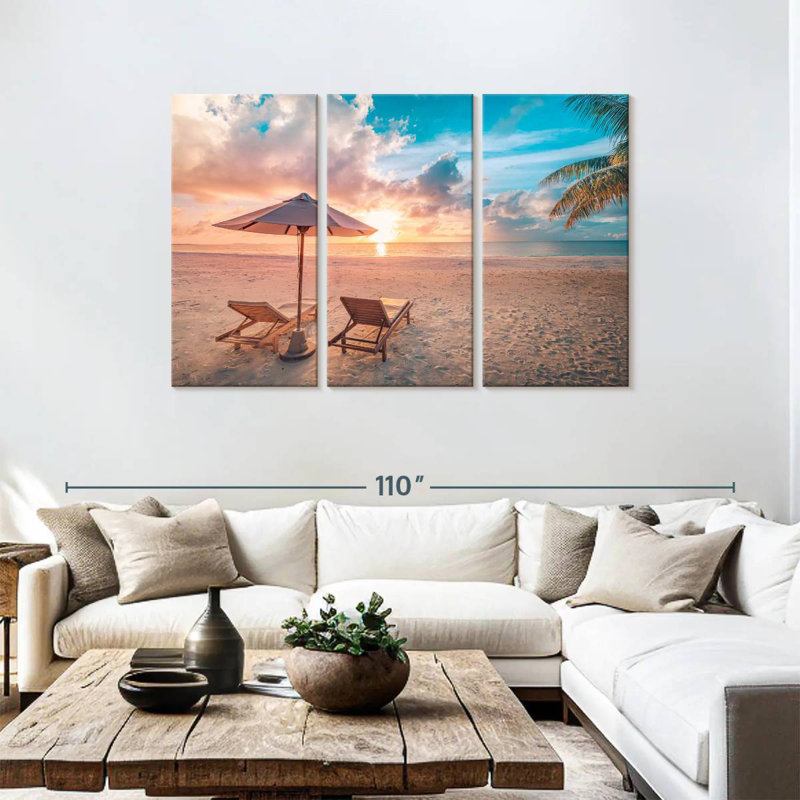 Gillard Beach Sunset Time, 48" H x 74" W