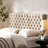 Tufted Upholstered Queen Size Bed Headboard In Modern Button Design, Adjustable Solid Wood Head Board, Solid Wood Head Board With Durable Metal Legs In Bedroom-249244047-249244041
