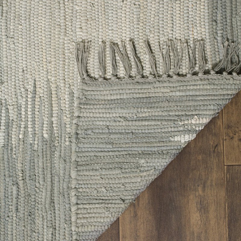 Cayman Hand Woven Cotton Abstract Rug, Rectangle 3' x 5'