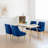 Springport 33.46'' H Velvet Upholstered Parsons Chair-80109584