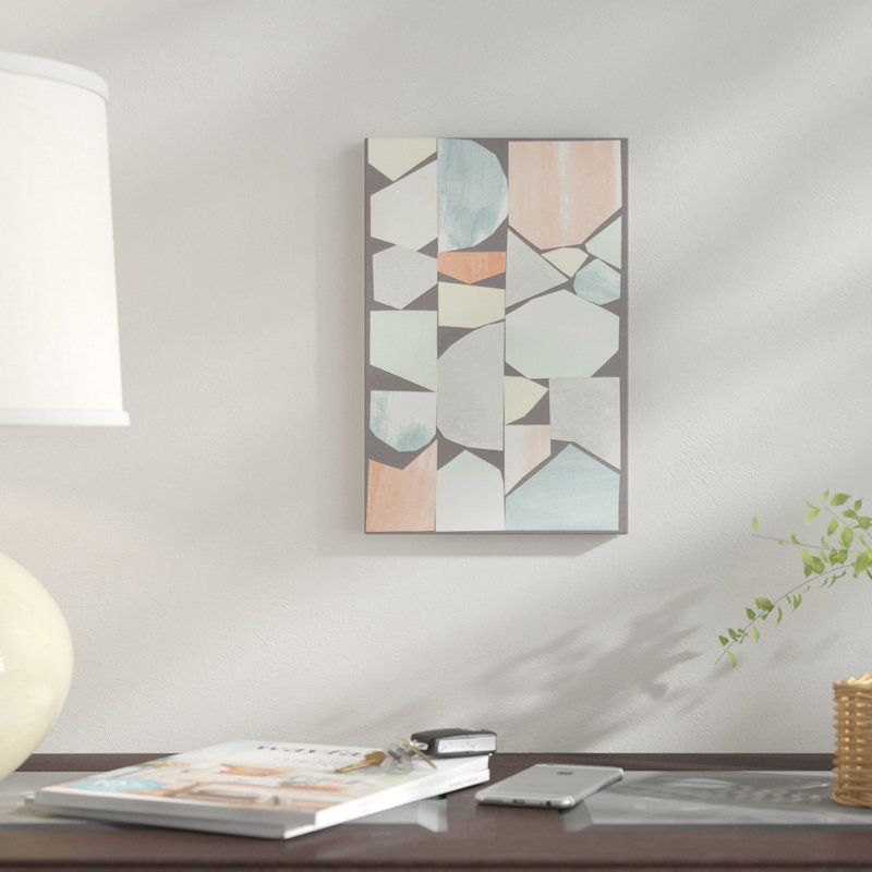 «Rodondo I» par Renée Stramel, impression sur toile tendue sur châssis, H 18 po x l 12 po x P 1,5 po, Pas de tapis