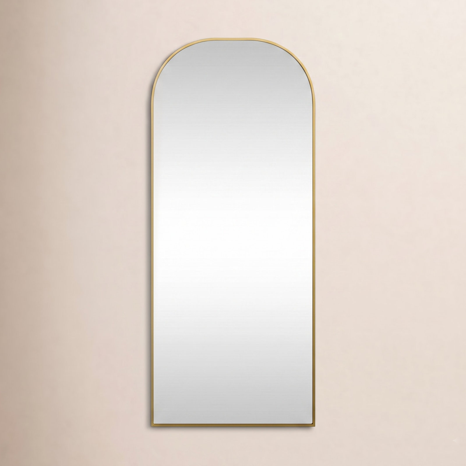 Sabine Accent Mirror, 66" x 28", Brass