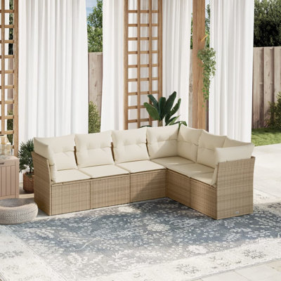 Ensemble de canapé de jardin Vidaxl PE