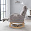 Chaise berçante en tissu Teddy-581323666