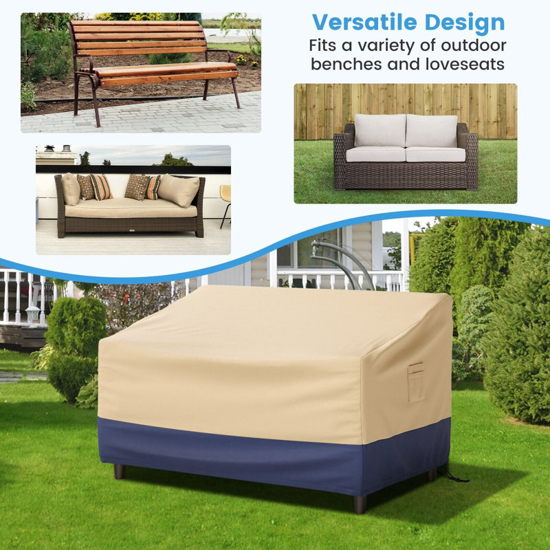 153 cm W Outdoor Patio Dining Set Cover