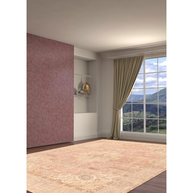 Tapis rose Antalya 9 pi 9 po x 12 pi 5 po