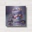  «Lavander Macaroon Cake» par Rey Klimt, art mural en métal, 12 po x 12 po-1360950164