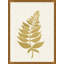 Gold Botanical 2 Print by Lillian August