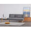 Shaun 3 Seater Armless Sofa Bed