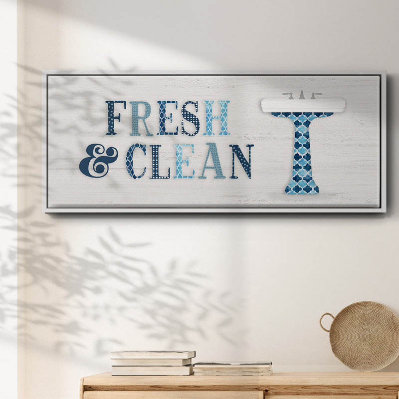 Fresh and Clean- Framed Canvas