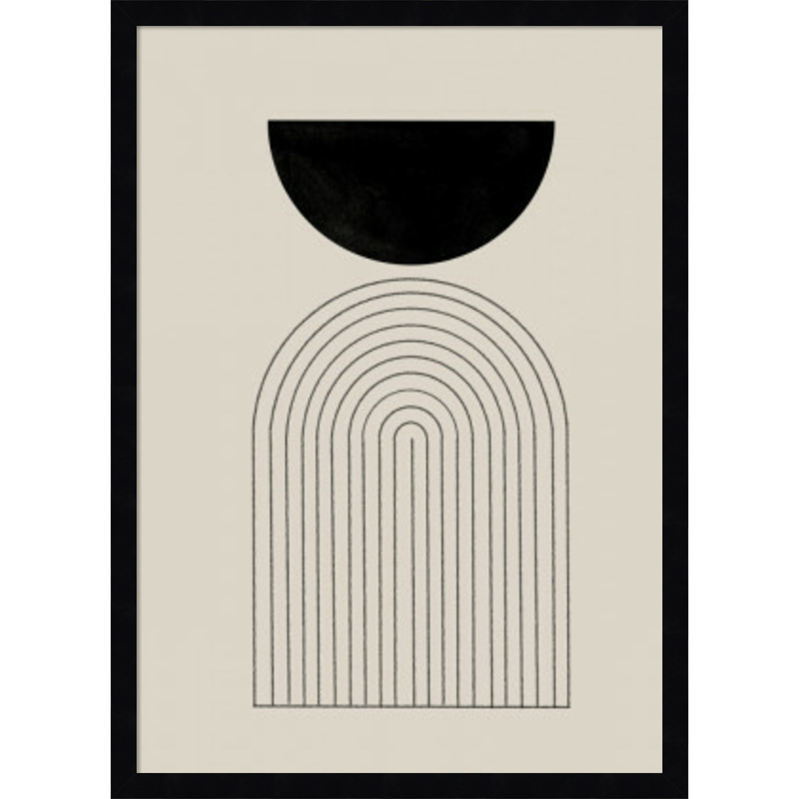 BaB No 1 by The MIUUS STUDIO, Black, 25" H x 18" W x 1" D