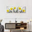 Tulipes jaune vif - impression sur toile tendue-57640629