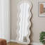 Miroir blanc crème