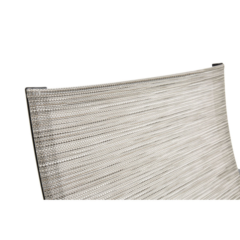 Outdoor Chaise Lounge, Gray Rush