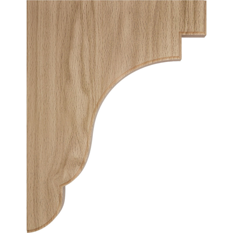 Support Bedford, Chêne rouge, 1,75 po X P 8,5 po X P 11 po H