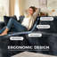 Compression Sectionals, 100 Inch Corduroy Modern L Shaped Sofa For Home