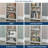 Vintage 5-Shelf Bookcase, White Finish