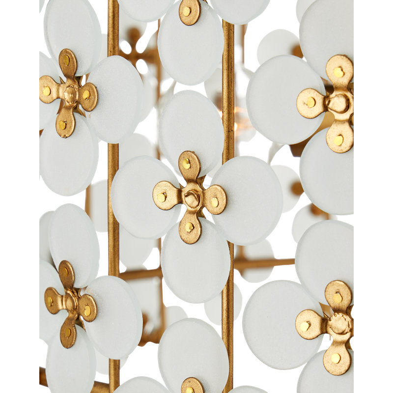 Spring Flower 4 - Light Chandelier, 16.5'' H X 20.25'' W X 20.25'' D