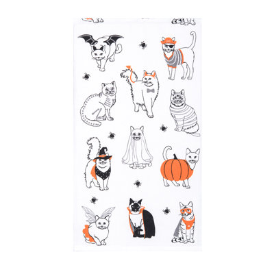 Torchon d'Halloween 100% coton