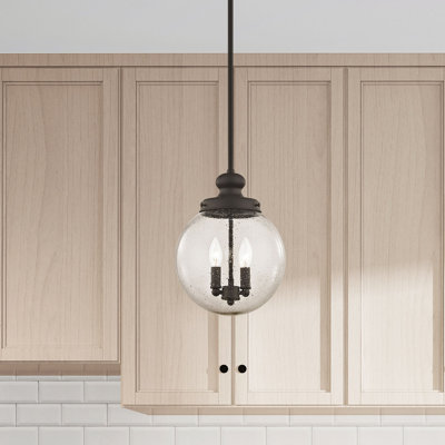 Luminaire suspendu simple à 2 lumières Michla
