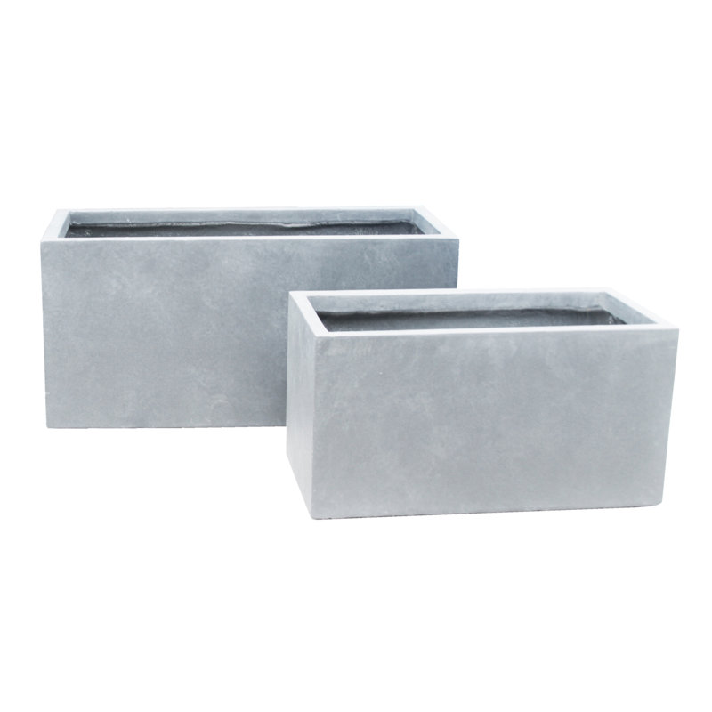 Octavla Pot Planter, Natural Concrete
