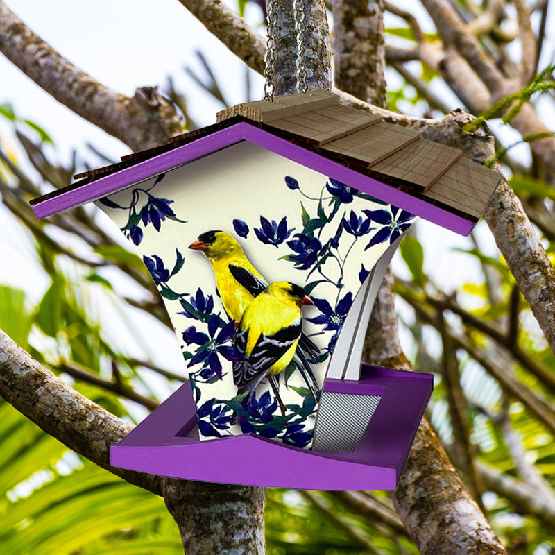 Mangeoire à oiseaux Happy Hopper - chardonneret et clématite