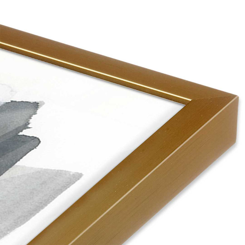 Street Shadows I by June Erica Vess Art Print, 12" H x 12" W, Gold