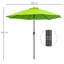 Brence 265cm Tilt Market Parasol-56024963