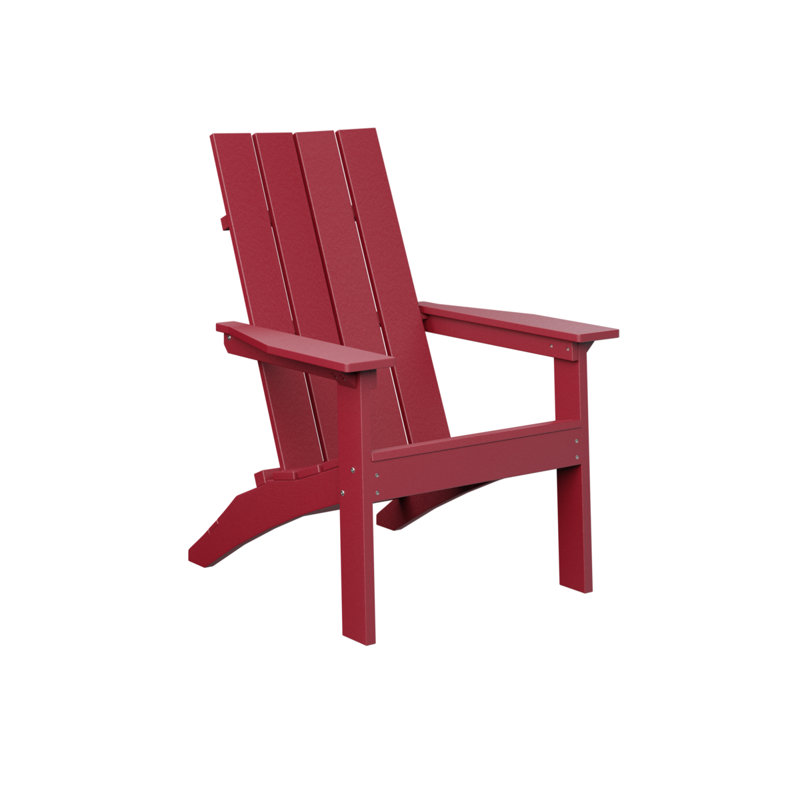  Chaise Adirondack rouge écarlate Mayhew, Rouge écarlate